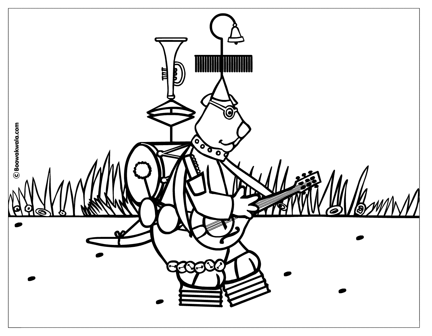 accordion coloring pages - photo #20