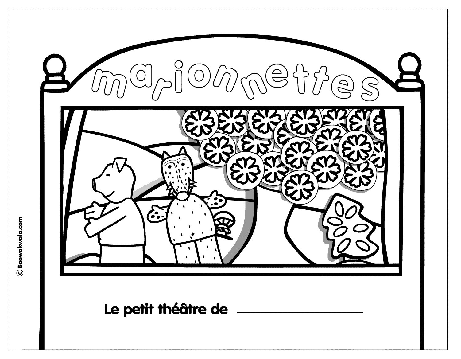 Forest Coloring Page